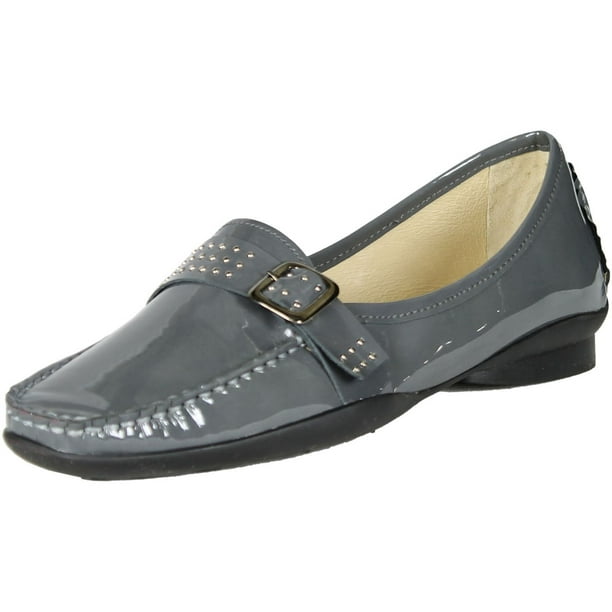 Mavirs Shoes for Women Womens Flats Moccasins Slip-On Loafers Flat Walking,1-black,8 B 38 euro US M 